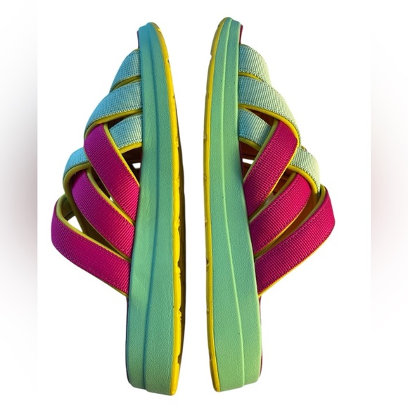 Malibu Sandals Zuma LX Woven Slide Arch Support Cushioned Size 10 - Picture 5 of 9